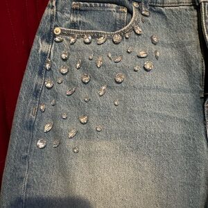Embellished Blue Jeans